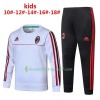 Kinder AC Mailand Sweatshirts Anzüge 2017-18 Weiß